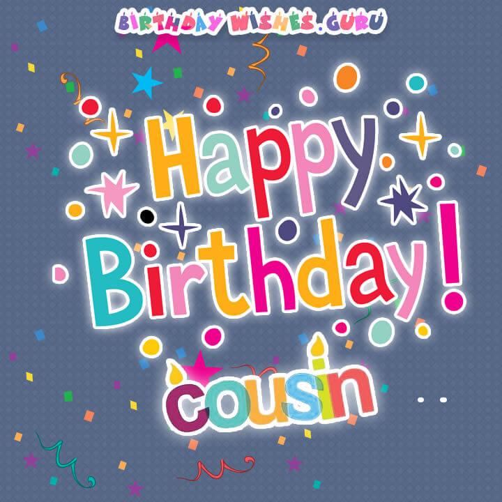 Birthday Wishes For A Cousin By Birthday Wishes Guru