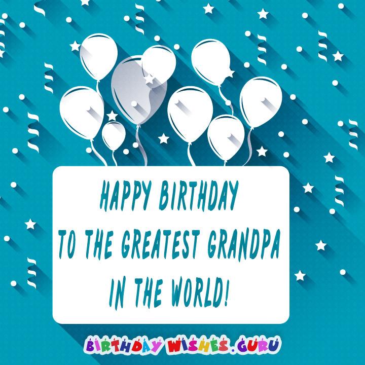 Happy Birthday Wishes for the Best Grandpa